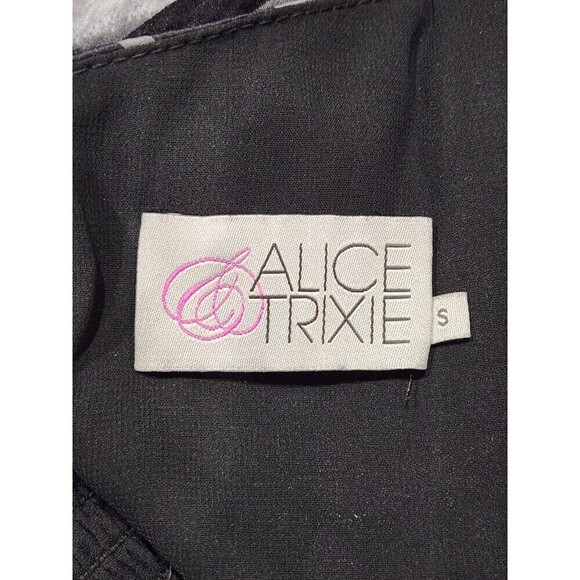 ALICE & Trixie 100% Silk Strapless Animal Print Mini Dress, S - Picture 9 of 9